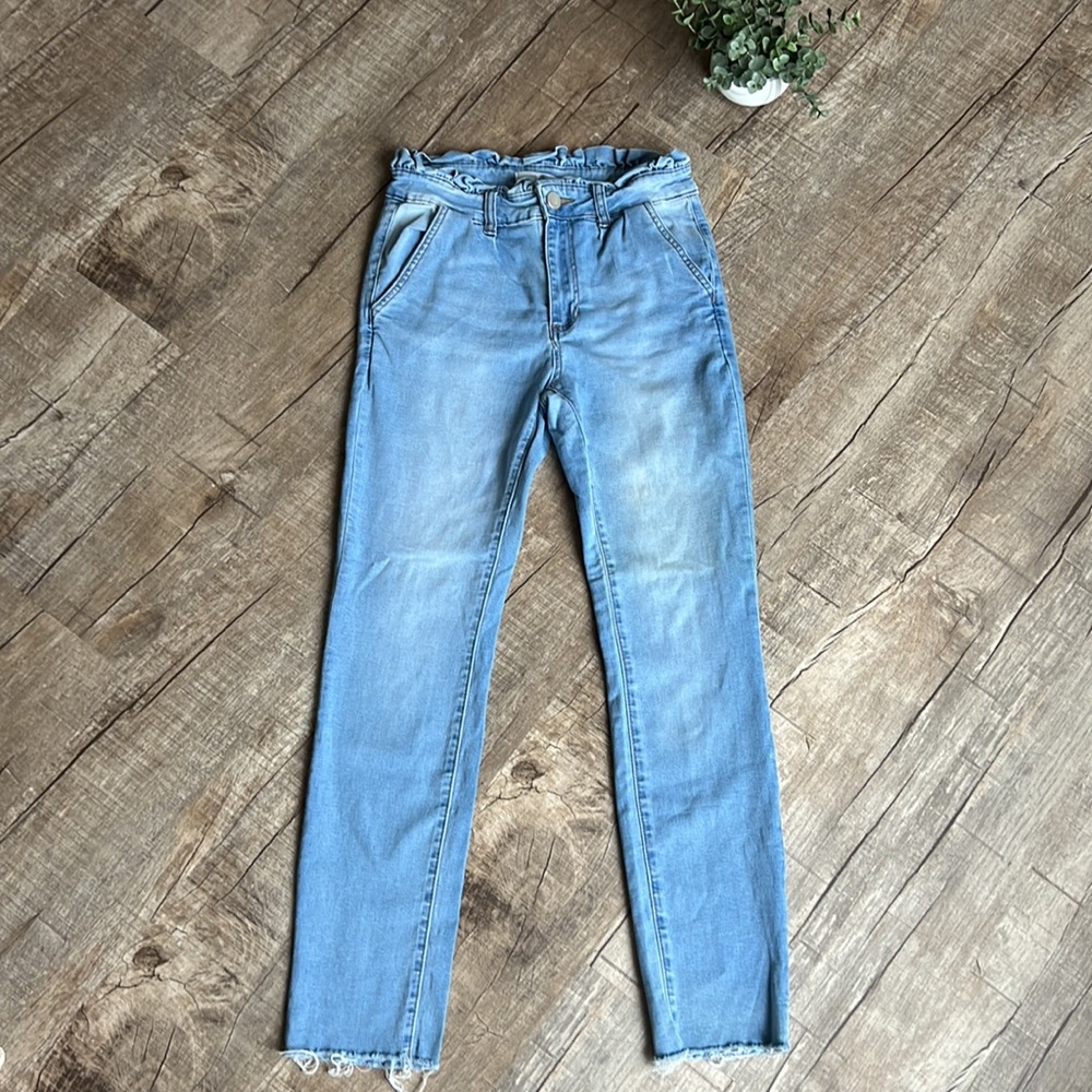 Ashley Mason scalloped denim girls jeans size 7